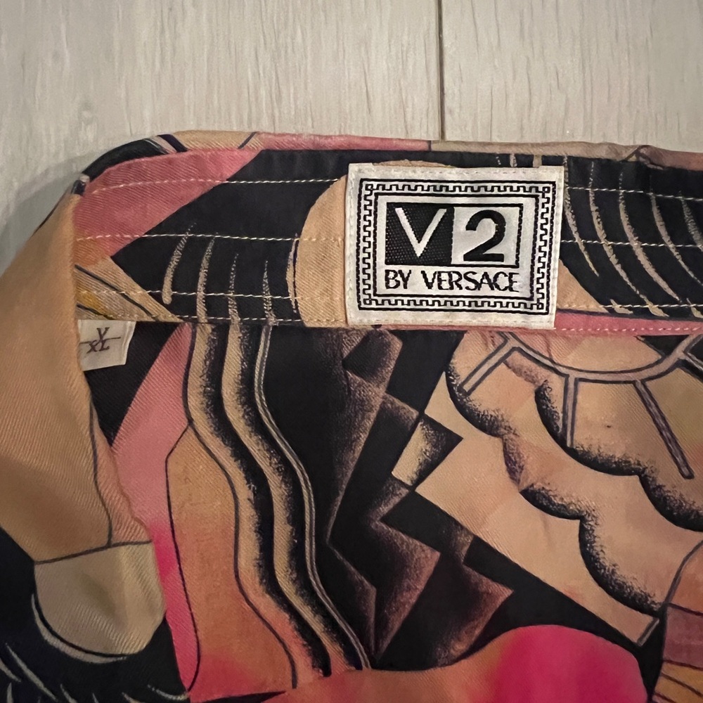Versace Vintage Silk Button Up